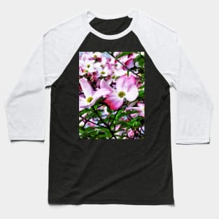 Spring - Pink Dogwood Blossoms Baseball T-Shirt